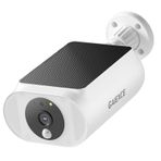 GAIEXCE Güneş Güvenlik Kamerası, Kablosuz Güvenlik Kamerası Dış Mekan, Entegre Güneş Panelli 2K, Gece Görüşü, Sürekli Güç, 2.4/5 GHz Wi-Fi, Gözetim için, Alexa ile Uyumlu