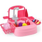 Gal Toys Pilli Pembe Mutfak Lavabosu