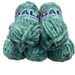 Gala Eco Soft Kadife Örgü İpi 5'li Set 500 gr 12 Yosun