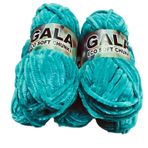 Gala Eco Soft Kadife Örgü İpi 5'li Set 500 gr 35 Mint Yeşil