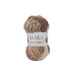 Gala Himalaya İhraç Fazlası Ebruli Kadife Havlu İp CK-2437 - Kahve Bej