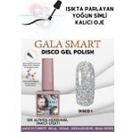 Gala Smart Flashta Işıkta Parlayan Simli Dısco Kalıcı Oje Oje Kodu: 1
