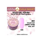 gala smart Kalıcı Oje Yeni Nesil Solid Gel Polish 3 in 1 NO:028