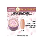 gala smart Kalıcı Oje Yeni Nesil Solid Gel Polish 3 in 1 NO:204