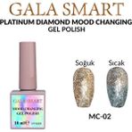 Gala Smart Platinum Diamond Kalıcı Oje 10 ml (Suda Renk Değiştiren Kalıcı Oje) Renk: Mc2