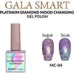 Gala Smart Platinum Diamond Kalıcı Oje 10 ml (Suda Renk Değiştiren Kalıcı Oje) Renk: Mc4
