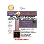 gala smart Rubber No Wipe Top Coat Kauçuk Destekli Yoğun Kıvamlı Top Coat 10 Ml