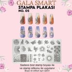 Gala Smart Stampa Plaka No:5 Sticker