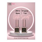 gala smart Ultra Base 10 ml - Crystal Parlak Top Coat 10 Ml Set Kalıcı Oje Protez Tırnak