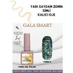 Gala Smart Yarı Şeffaf Zemin Simli Kalıcı Ojeler No: 4