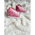 Gala Stil Gala Kız Çocuk Elsa Baskılı Converse Ayakkabı - Pembe