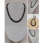 Galaksi Serisi Shungite (Şungit) Taşı Tasarım Kolye