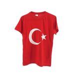 Galaksim Store Ay Yıldızlı Unisex Çocuk Tişört 5-14