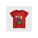 GALASHOP Süper Mario Kırmızı Çocuk Tshirt Model 313