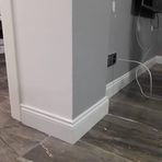 GALATA LAKE BEYAZ 14 CM MDF SÜPÜRGELİK