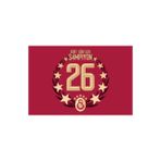 Galatasaray 26. Şampiyonluk Elde Sallama Yatay Bayrak 100x150 U261211