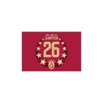 Galatasaray 26. Şampiyonluk Elde Sallama Yatay Bayrak 50x75 U261210