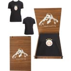 Galatasaray 4 Yıldız Siyah T-Shirt Icardi Ahşap Kutulu - XL