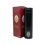 Galatasaray 500ML Lisanslı Çift Katlı Paslanmaz Çelik Termos 8 Saat Sıcak Soğuk Hediye Kutulu Siyah