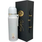 Galatasaray 650ml Lisanslı Çift Katlı Paslanmaz Çelik Termos 8 Saat Sıcak Soğuk Kutulu (Beyaz)