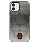 Galatasaray Iphone 11 Uyumlu Aslan Siyah Arma Premium Telefon Kılıfı Kırmızı