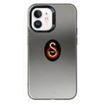 Galatasaray Iphone 12 Uyumlu Siyah Arma Premium Telefon Kılıfı Kırmızı
