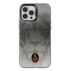 Galatasaray Iphone 13 Pro Max Uyumlu Aslan Siyah Arma Premium Telefon Kılıfı Kırmızı