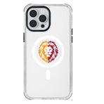 Galatasaray Iphone 13 Pro Max Uyumlu Parçalı Aslan Magsafe Telefon Kılıfı Kırmızı