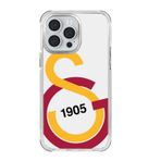 Galatasaray Iphone 13 Pro Uyumlu Büyük Logo Telefon Kılıfı Kırmızı