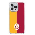 Galatasaray Iphone 13 Pro Uyumlu Parçalı Logo Telefon Kılıfı Kırmızı