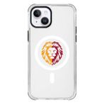 Galatasaray Iphone 13 Uyumlu Galatasaray Parçalı Aslan Magsafe Telefon Kılıfı Kırmızı