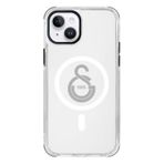 Galatasaray Iphone 13 Uyumlu Galatasaray Tek Renk Gri Arma Magsafe Telefon Kılıfı Kırmızı