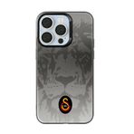 Galatasaray Iphone 14 Pro Uyumlu Galatasaray Aslan Siyah Arma Premium Telefon Kılıfı Kırmızı