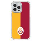 Galatasaray Iphone 14 Pro Uyumlu Parçalı Logo Telefon Kılıfı Kırmızı