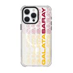 Galatasaray Iphone 15 Pro Max Uyumlu Galatasaray Dikey Metin Telefon Kılıfı Kırmızı