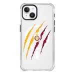 Galatasaray Iphone 15 Uyumlu Aslan Pençe Magsafe Telefon Kılıfı Kırmızı