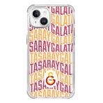 Galatasaray Iphone 15 Uyumlu Bayrak Metin Telefon Kılıfı Kırmızı