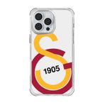 Galatasaray Iphone 16 Pro Max Uyumlu Galatasaray Büyük Logo Telefon Kılıfı Şeffaf