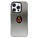 Galatasaray Iphone 16 Pro Max Uyumlu Siyah Arma Premium Telefon Kılıfı Kırmızı