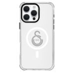 Galatasaray Iphone 16 Pro Max Uyumlu Tek Renk Gri Arma Magsafe Telefon Kılıfı Kırmızı