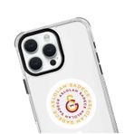 Galatasaray Iphone 16 Pro Uyumlu Parçalı Aslan Magsafe Telefon Kılıfı Kırmızı