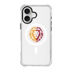 Galatasaray Iphone 16 Uyumlu Parçalı Aslan Magsafe Telefon Kılıfı Kırmızı