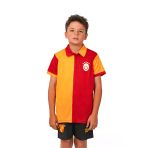 Galatasaray Lisanslı 5 Yıldız Polo Yaka Çocuk Forma T-Shirt