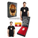 Galatasaray Lisanslı Armalı T-Shirt Bayrak Ve Uv Kutu Hediyeli