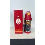 Galatasaray Lisanslı Çubuklu Çelik Matara Suluk 500 ml - Taraftar Termos Matara