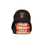 Galatasaray Me Çanta Siyah, 5 Yıldız Lisanslı, Unisex Çocuk Sırt Çantası
