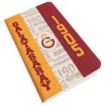 Galatasaray Not Defteri Bloknot Karton Kapak 8X13 cm Çizgili 32 Yaprak 1 Adet Lisanslı Orjinal Aslan Not Defteri - Sarı - Kırmızı