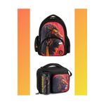 Galatasaray Official Lisanslı Leon Suni Deri Okul Çantası+Beslenme Çantası Ikili Set 255SET60