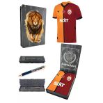 Galatasaray Orijinal 24/25 Parçalı 5 Yıldızlı Forma Hybrit Kalem Set Aslan Baskılı Hediye Ahşap Kutu