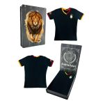 Galatasaray Orijinal 5 Yıldızlı Siyah Basic Çocuk T-Shirt Gs Aslan Baskılı Hediyelik Ahşap Kutulu